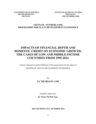 IMPACTS OF FINANCIAL DEPTH AND DOMESTIC CREDIT ON ECONOMIC GROWTH - THE CASES OF LOW AND MIDDLE-INCOME COUNTRIES FROM 1995-2014.pdf
