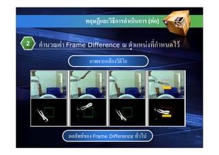 ก        ก   (   F   )


2   F   Frame Difference                F ก         F
                    กก F




             F   Frame Difference
 