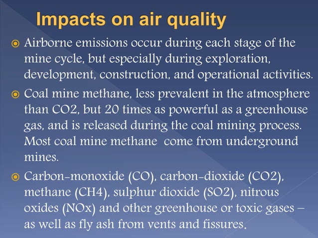 Impacts Of Mining