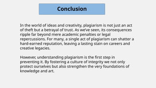Stolen Words, Shattered Reputation: The Impact of Plagiarism.pptx