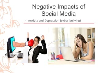 Impacts of social media on students | PPTX