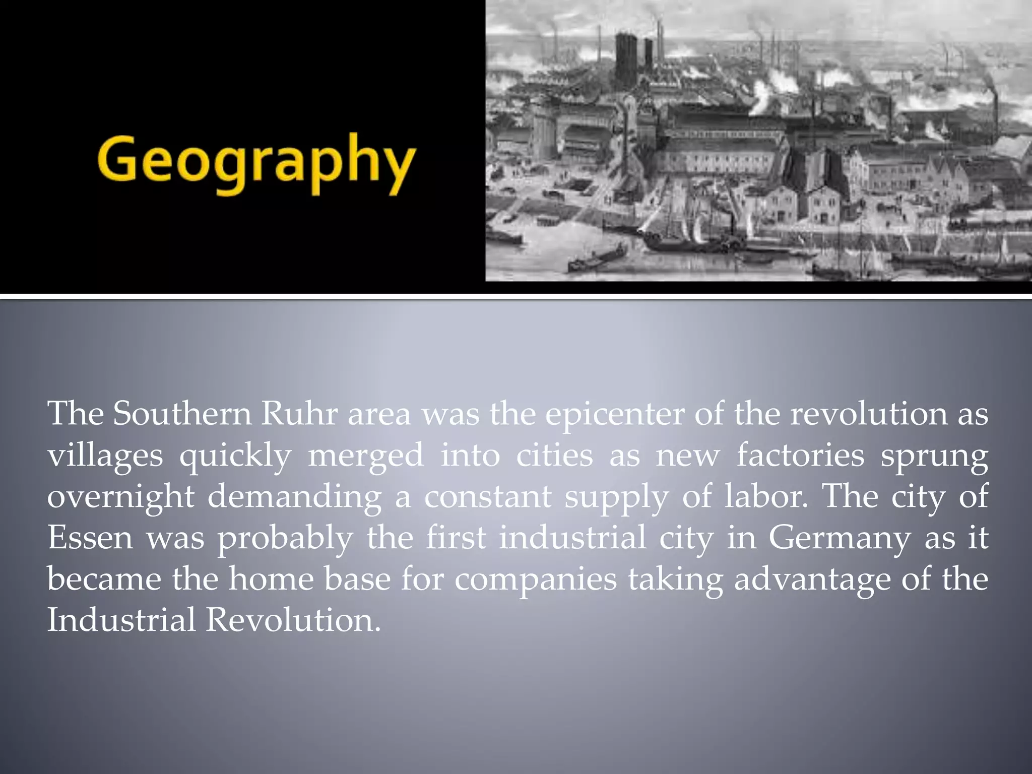 Impacts of the industrial revolution in Germany -Paula, Mariano and ...