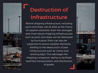 Impacts of Weather on Marine Transportation