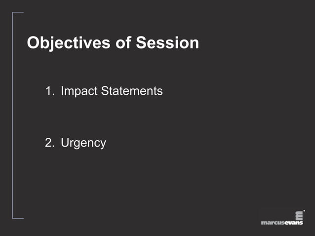 Impact statements | PPT