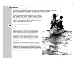 Impacts of Tourism | PDF