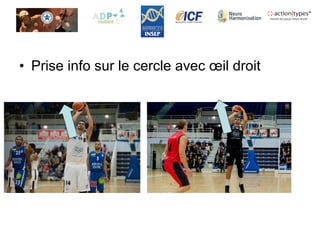 • Prise info sur le cercle avec œil droit
 