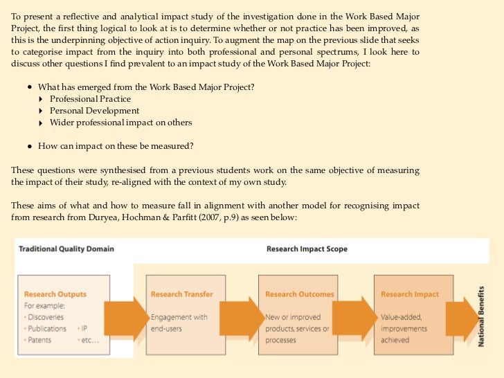 what is the definition of impact study