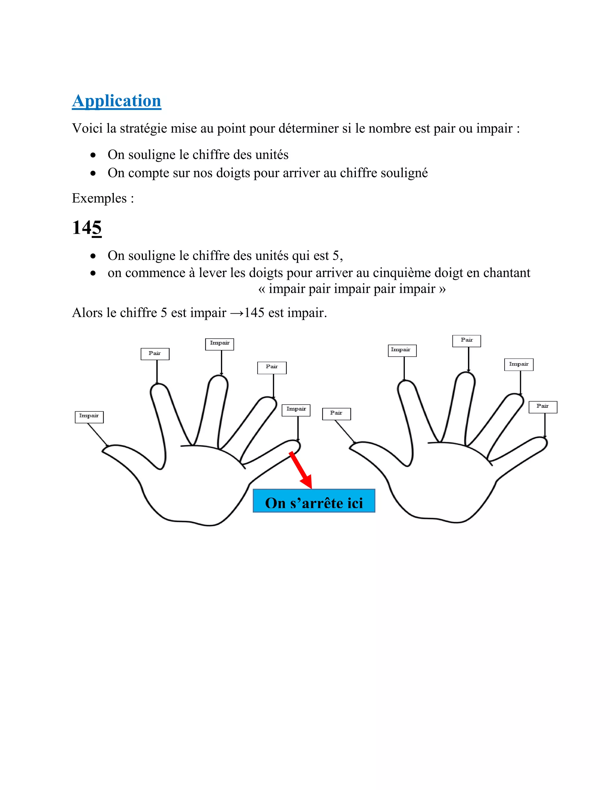 Comment Expliquer Les Nombres Pairs Et Impairs Impair pair