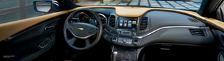 Impala LTZ interior in Jet Black/Mojave
with available features.
 