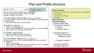 How to use Impala query plan and profile to fix performance issues | PDF