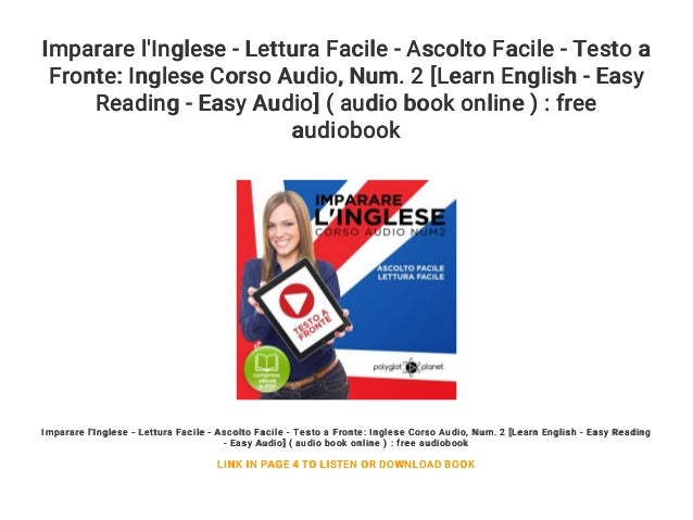 Imparare L Inglese Lettura Facile Ascolto Facile Testo A Fronte