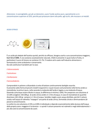 Impariamo A Conoscere I Detersivi