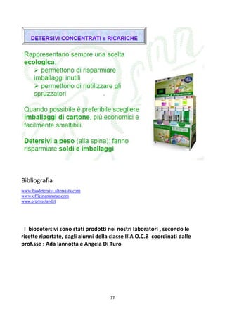 Impariamo A Conoscere I Detersivi