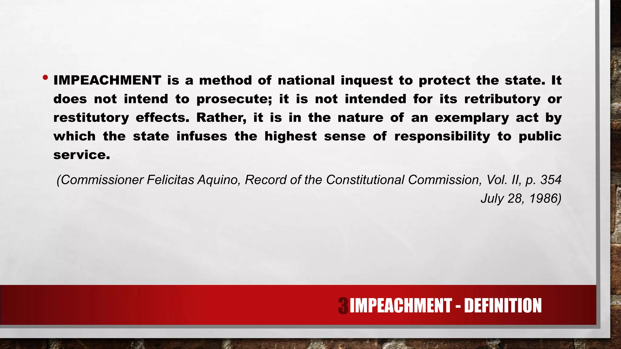 Primer on Impeachment in the Philippines | PDF