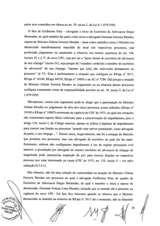 Setembro de 2016: Impeachment de Gilmar, documento assinado 