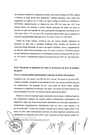 Setembro de 2016: Impeachment de Gilmar, documento assinado 
