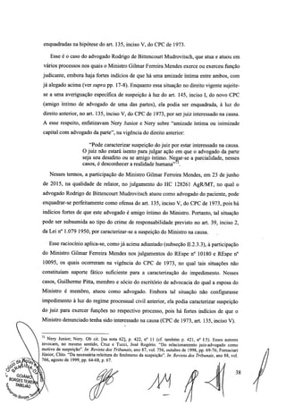 Setembro de 2016: Impeachment de Gilmar, documento assinado 
