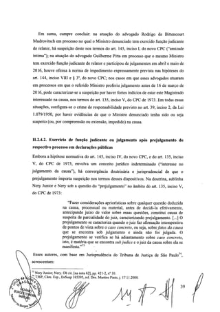 Setembro de 2016: Impeachment de Gilmar, documento assinado 