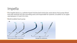 IMPELLA DEVICE IN THE MANAGEMENT OF CARDIOGENIC SHOCK | PPTX