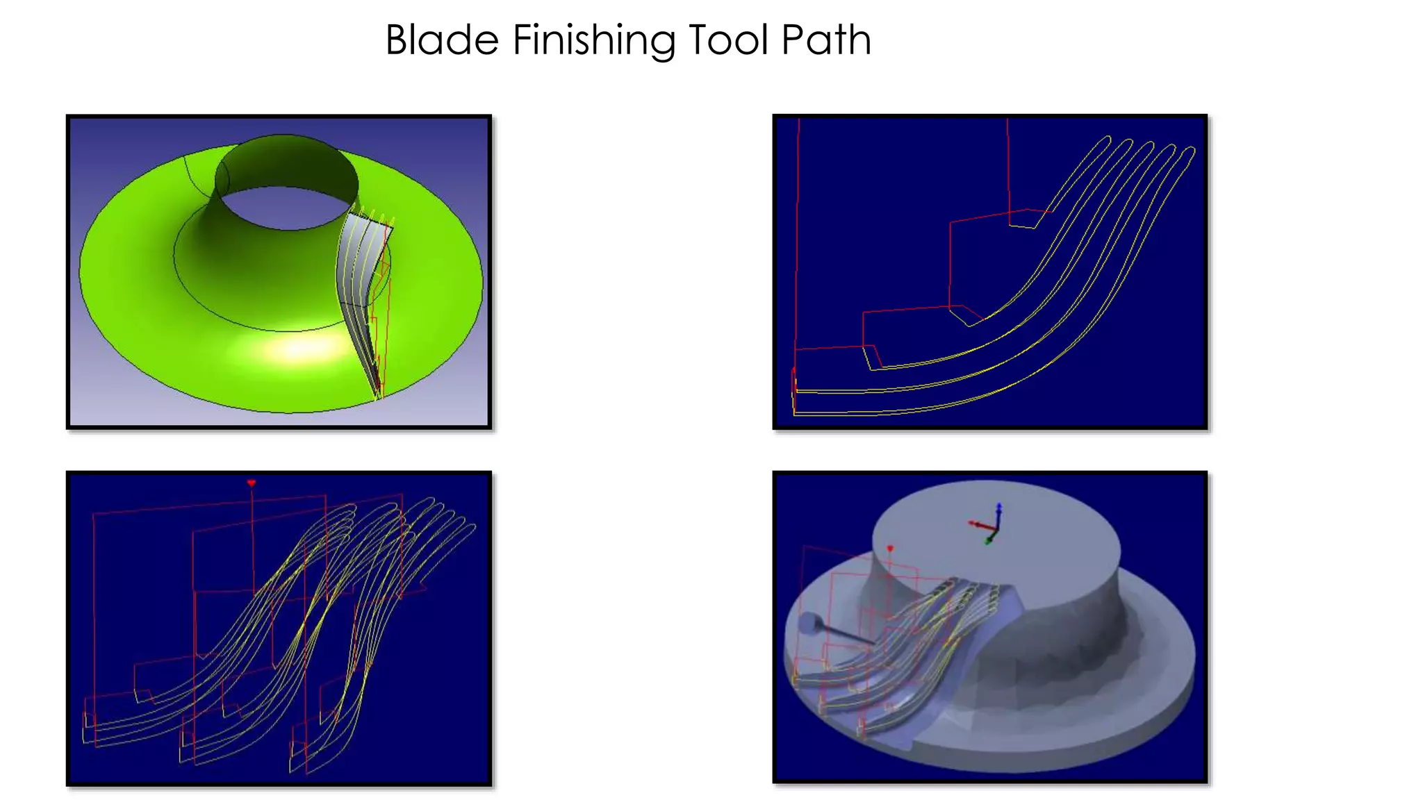 Blade Finishing Tool Path
