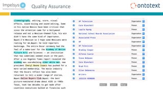 Quality Assurance
 