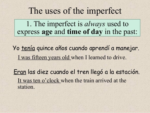 Imperfect