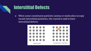 IMPERFECTIONS IN SOLIDS.pdf | Chemistry | Science