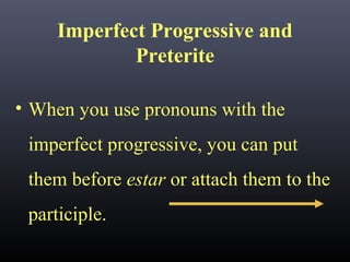 Imperfect Progressive | PPT