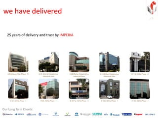 we have delivered 25 years of delivery and trust by  IMPERIA 