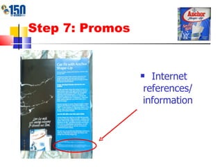 Step 7: Promos Internet references/ information 