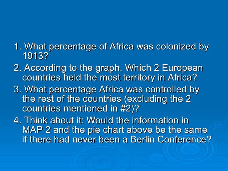 The Scramble For Africa