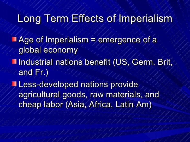 the consequences of western imperialism Foreign imperialism in china dates back to the 16th century - however the the encroachment of western powers into asia had a profound impact on china. the consequences of western imperialism Foreign imperialism in china dates back to the 16th century - however the the encroachment of western powers into asia had a profound impact on china.