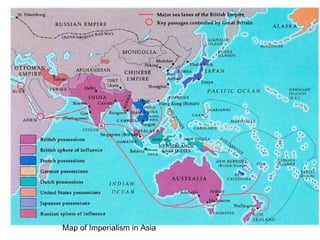 Map of Imperialism in Asia
 