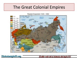 The Great Colonial Empires 
 