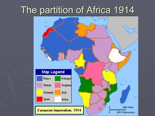 The partition of Africa 1914
 