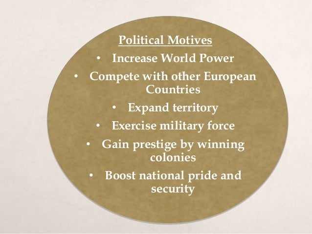 Motives for imperialism essay