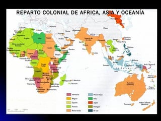 REPARTO COLONIAL DE AFRICA, ASIA Y OCEANÍAREPARTO COLONIAL DE AFRICA, ASIA Y OCEANÍA
 