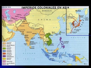 IMPERIOS COLONIALES EN ASIAIMPERIOS COLONIALES EN ASIA
RUSIA
 