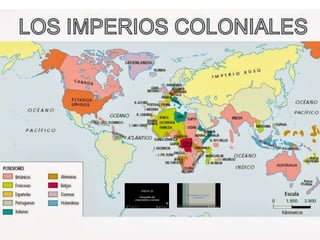 Los grandes imperios coloniales
 