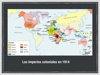 Los imperios coloniales en 1914
 