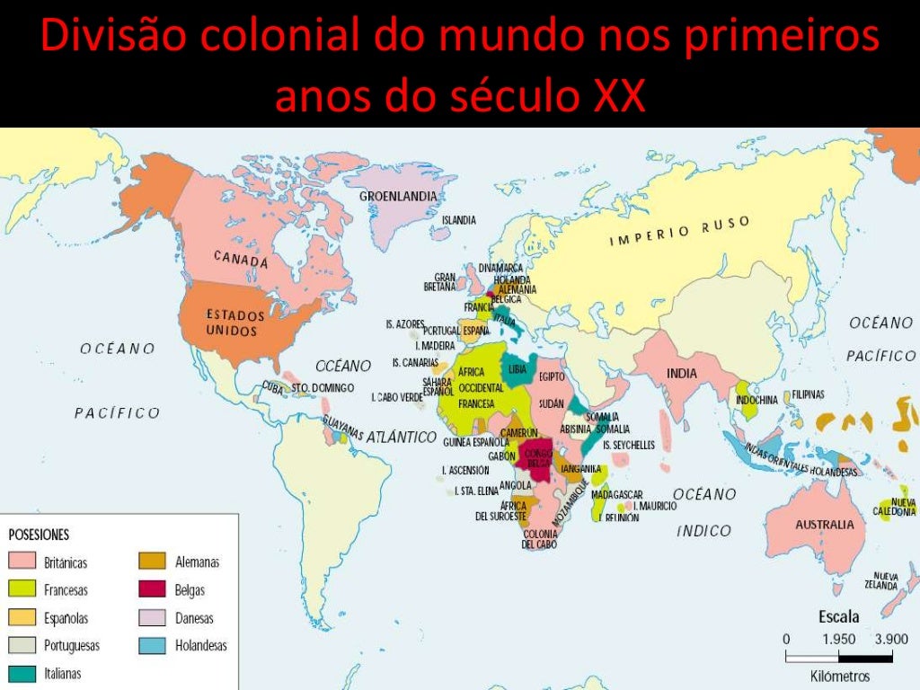 Associação Entre O Colonialismo Europeu Ea Primeira Guerra