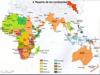 4. Reparto de los continentes
 
