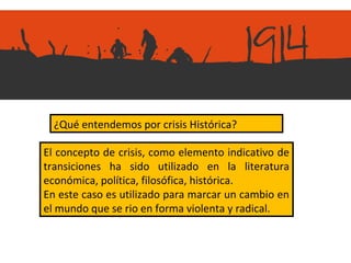El concepto de crisis, como elemento indicativo de
transiciones ha sido utilizado en la literatura
económica, política, fi...
