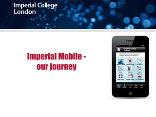 Imperial Mobile -
  our journey
 
