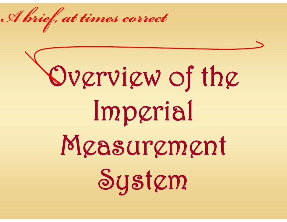 Imperial system