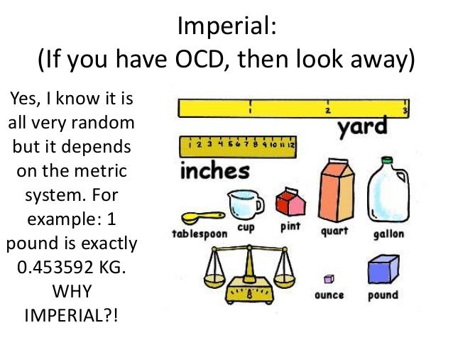 Imperial Vs Metric