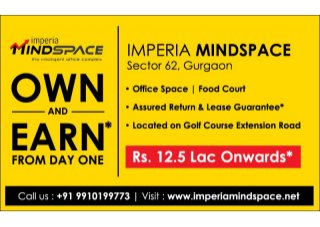    Imperia Mindspace Sector 62 Gurgaon, New Commercial Project