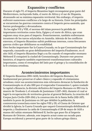 El Imperio Bizantino y su importancia en la historia | PDF