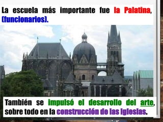 La escuela más importante fue ,
También se ,
sobre todo en la .
 