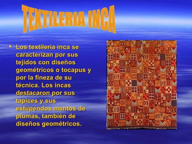 Resultado de imagen para textileria inca